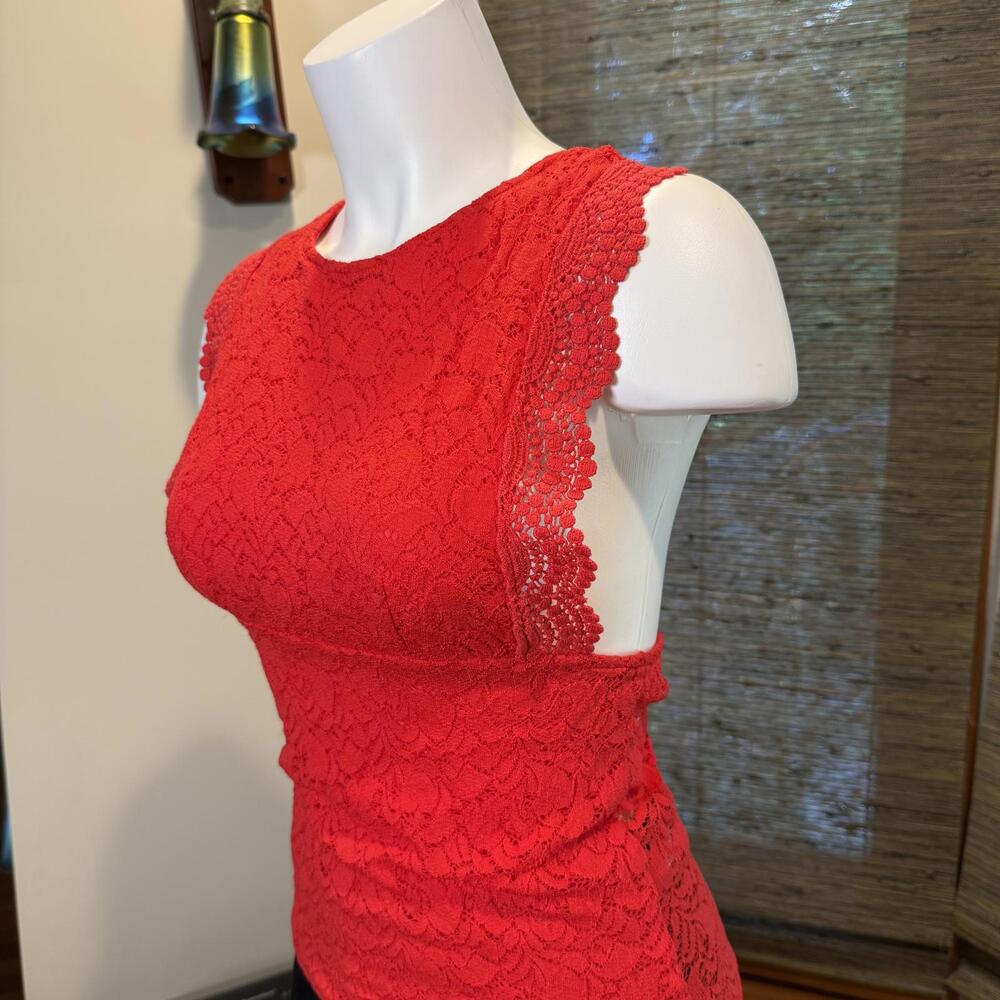 Free People Sure Thing Lace Tank Top - Picture 6 of 8